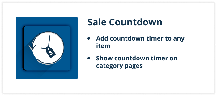 sale countdown module